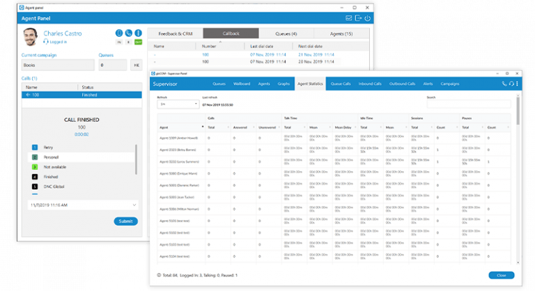 Agent-and-Supervisor-Application-Fusion Networks